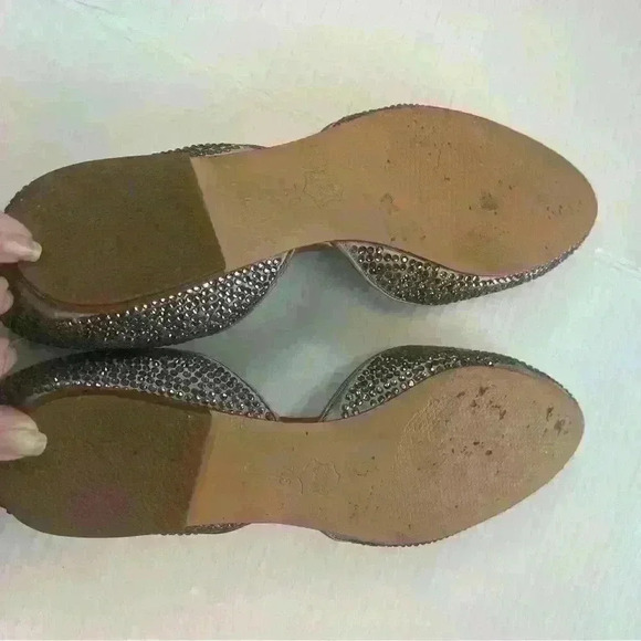 Steve Madden Vamp D'Orsay Rhinestone studded flat  Size 7.5 - Picture 8 of 8